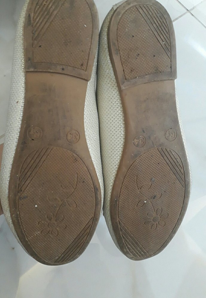 Krem Renk Klasik Kız Babet - Görsel 2