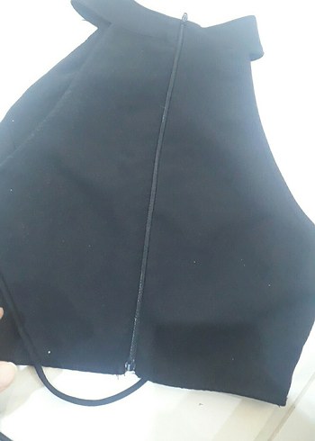 siyah önden baglamalı büstiyer - Görsel 7