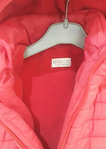 kırmızı kız ve erkek mont - Görsel 3