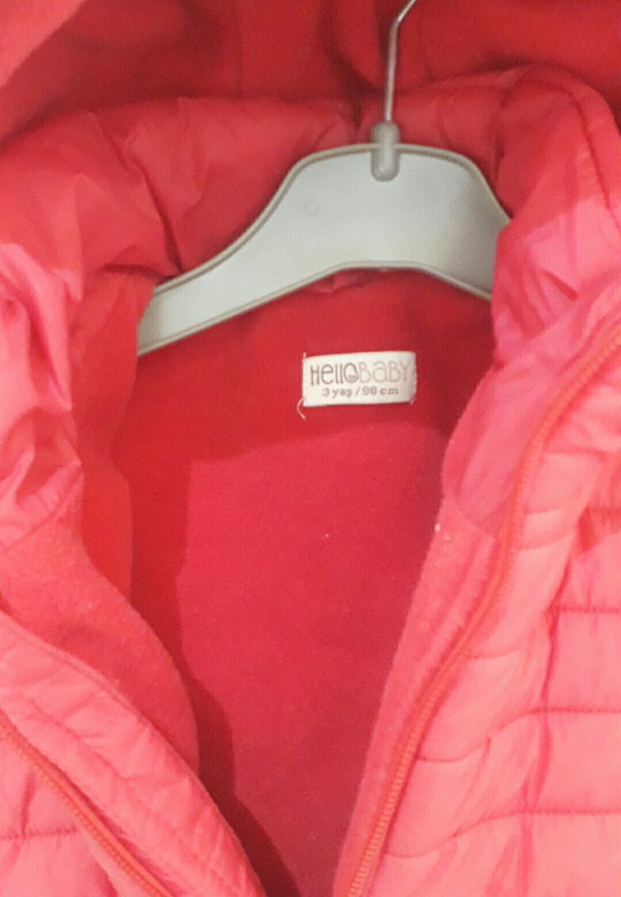 kırmızı kız ve erkek mont - Görsel 3