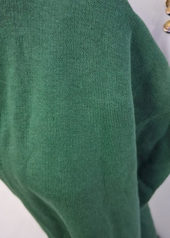m Beden yeşil Renk Kapüşonlu Yeşil Kadın Sweatshirt
