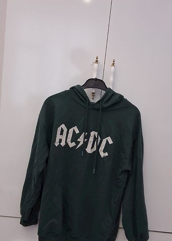 Yeşil Baskılı Kadın Sweatshirt