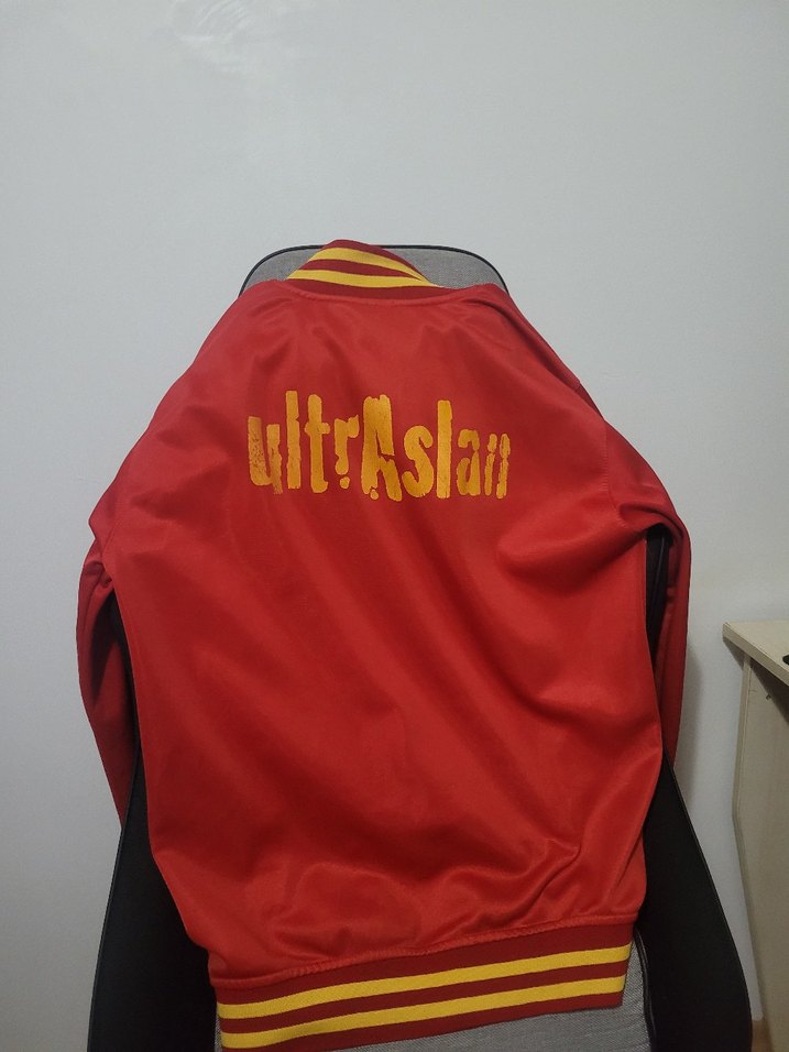 Galatasaray Ultraslan yazılı tam Fermuarlı Hırka Sweatshirt - Görsel 2