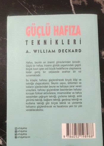 Güçlü Hafıza Teknikleri - A. William Deckard