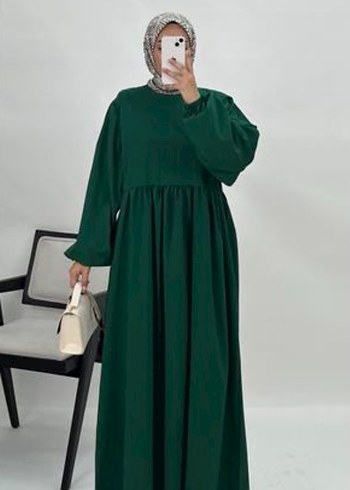 Poplin kumaş,tesettür elbisesi, hiç giyilmedi - Görsel 4