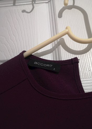 Mürdüm Salaş Midi Tunik,86cm önü arkasına göre 3 parmak kısa - Görsel 3