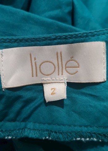 Uzun, Salaş, Drapeli Mavi, yeşil Kadın Elbise - Görsel 4