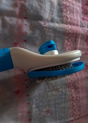Mavi Kedi Tüyü Toplayıcı Fırça - Görsel 3