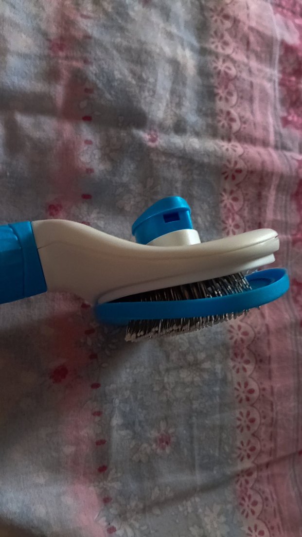 Mavi Kedi Tüyü Toplayıcı Fırça - Görsel 3