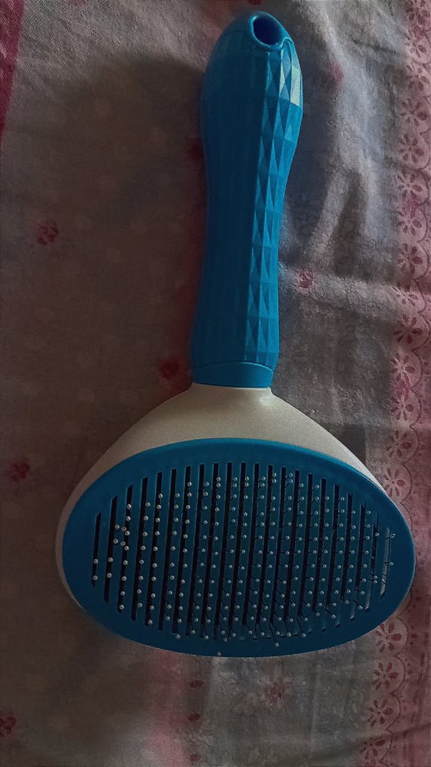 Mavi Kedi Tüyü Toplayıcı Fırça - Görsel 2