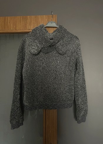 Diğer Kapüşonlu Gri Kız Sweatshirt