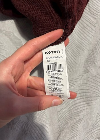 Koton Bordo Kadın Bere