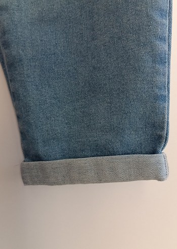 42 Beden Kadın Mavi Denim Rahat Kesim Jean
