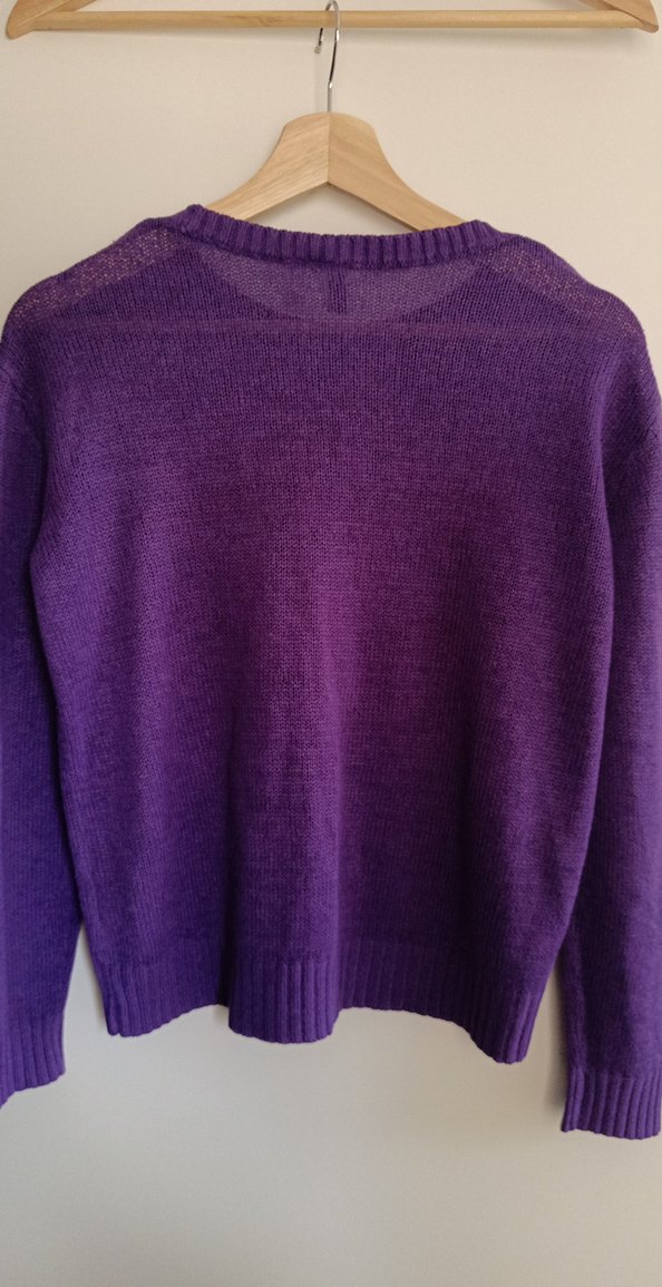 Mor Kadın Triko Kazak - Görsel 2
