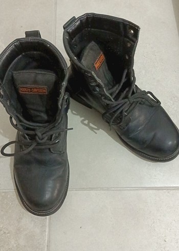 Erkek Siyah Deri Bot - Görsel 4