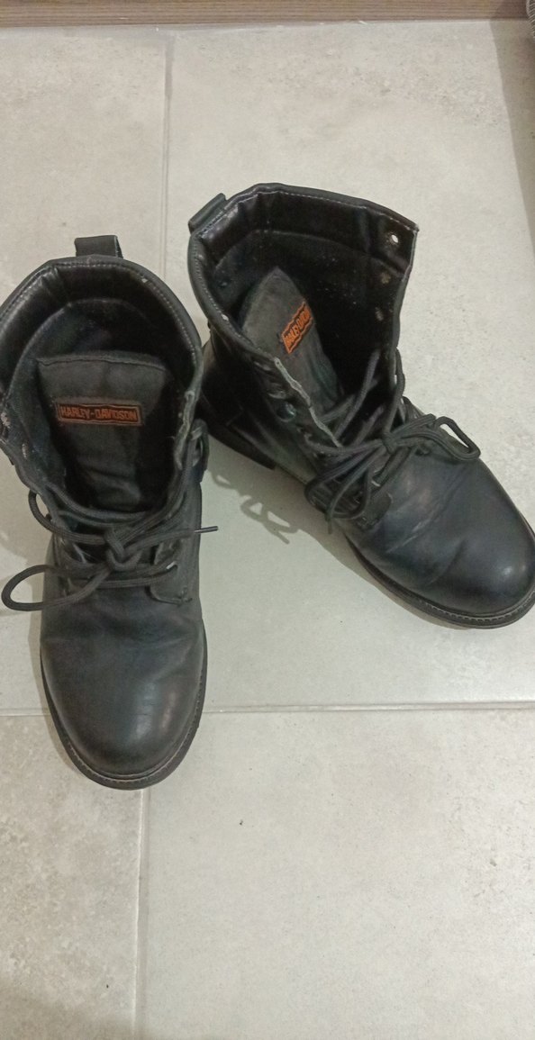 Erkek Siyah Deri Bot - Görsel 4