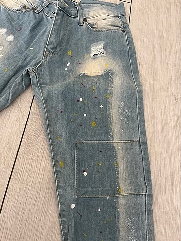 27 Beden mavi Renk Jeans / yırtık kot pantolon