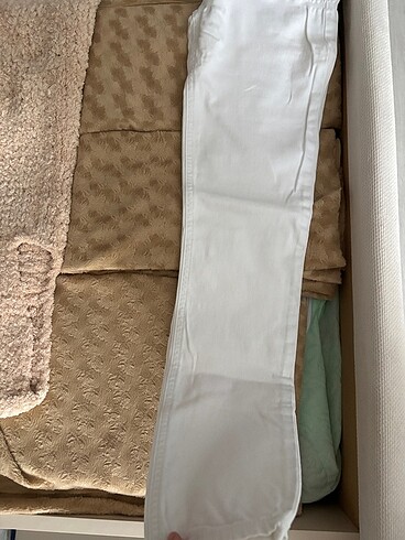 Kot beyaz pantolon - Görsel 2