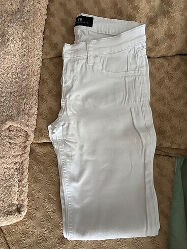 Kot beyaz pantolon - Görsel 7