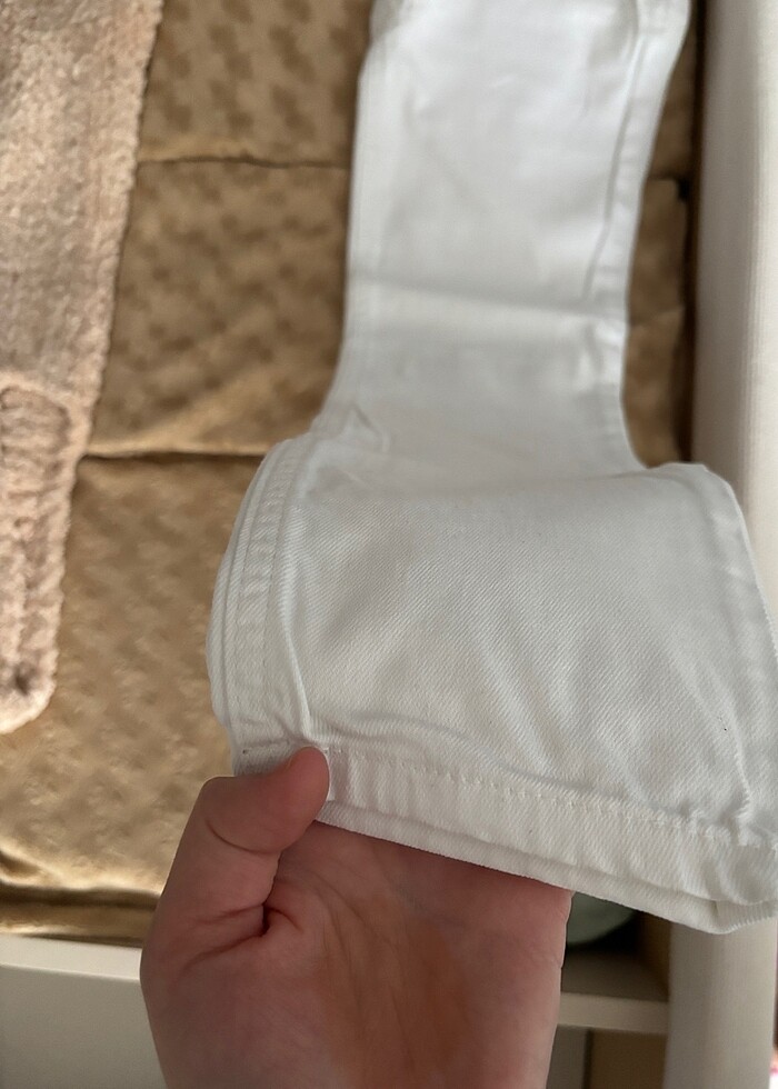 Kot beyaz pantolon - Görsel 3