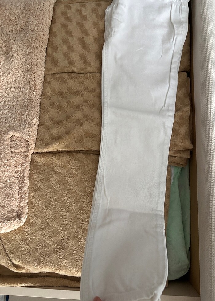 Kot beyaz pantolon - Görsel 2