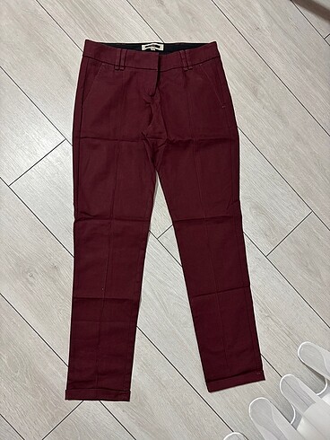 İpekyol pantolon bordo renk
