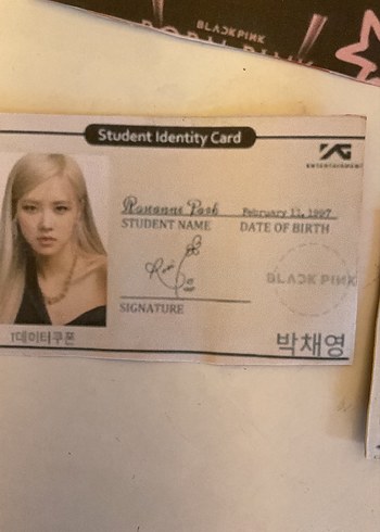 Black Pink El Yapımı Kimlik Kartı - Görsel 4