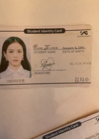 Black Pink El Yapımı Kimlik Kartı - Görsel 6