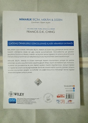  Mimarlık: Biçim, Mekân ve Düzen - Francis D.K. Ching