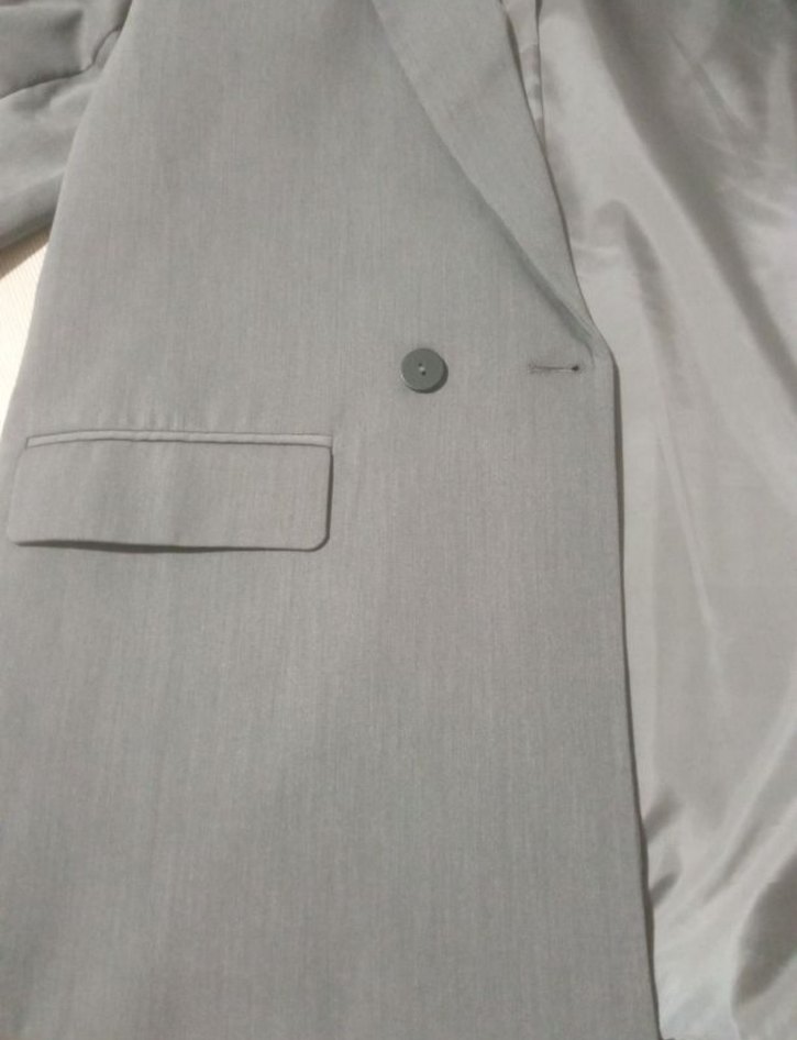 LCW Gri Blazer Oversize Ceket - Görsel 5