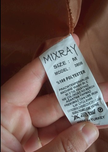 Camel Rengi Kadın Kaşe Kaban - Görsel 3