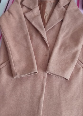 Camel Rengi Kadın Kaşe Kaban - Görsel 2