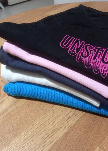 Stradivarius Çeşit Çeşit Genç Kız Crop