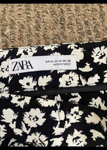 Zara Çiçekli Etek - Görsel 7