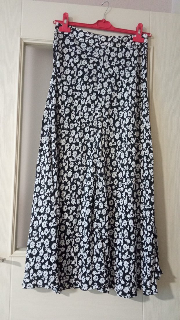 Zara Çiçekli Etek - Görsel 2