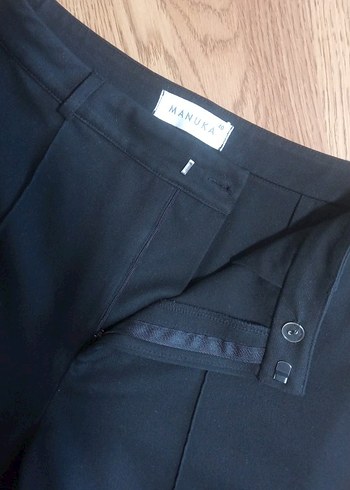 Manuka Kadın Siyah Kumaş Pantolon - Görsel 2