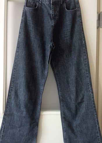 Kadın Bol Kesim Denim Pantolon - Görsel 2