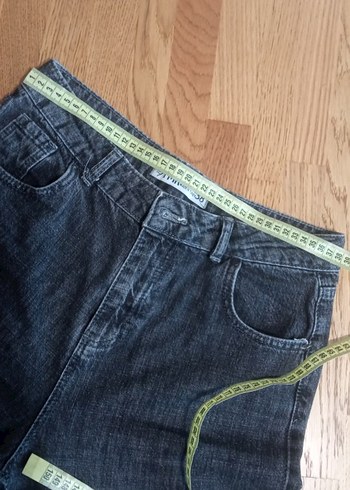 Kadın Bol Kesim Denim Pantolon - Görsel 4