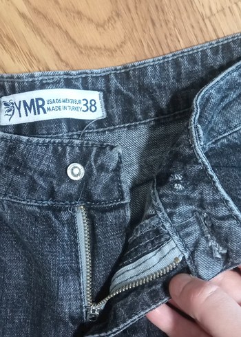 Kadın Bol Kesim Denim Pantolon - Görsel 8