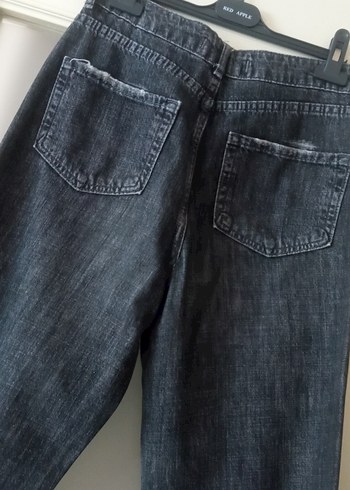 Kadın Bol Kesim Denim Pantolon - Görsel 3