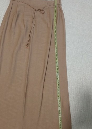 Kadın Keten Uzun Etek - Görsel 5