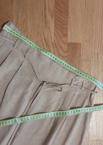 Kadın Keten Uzun Etek - Görsel 4