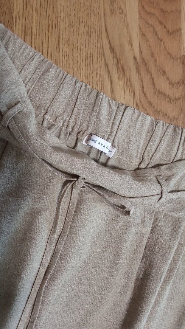 Kadın Keten Uzun Etek - Görsel 3