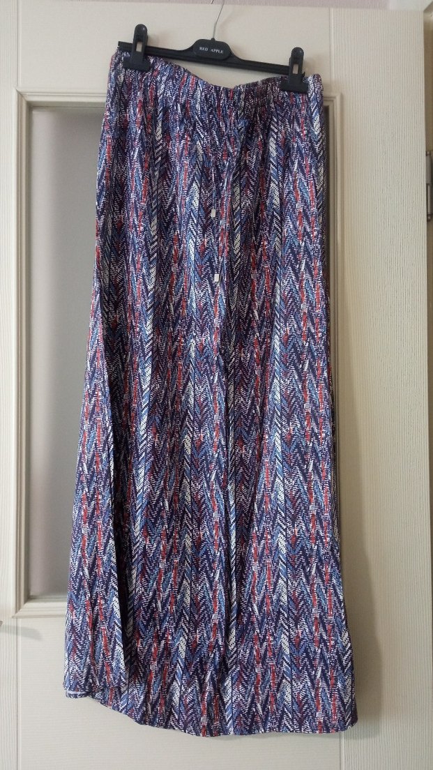 Kadın Çok Renkli Uzun Etek - Görsel 2