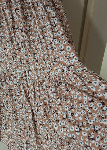 Bohem Çiçekli Uzun Etek - Görsel 2