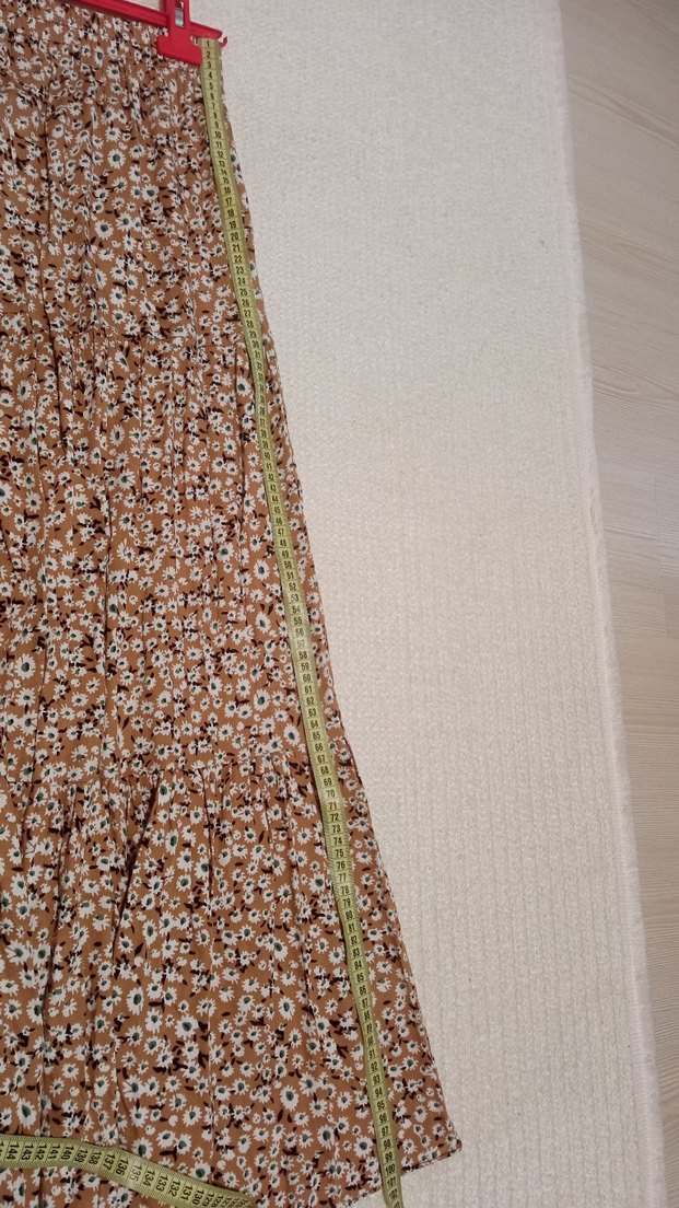 Bohem Çiçekli Uzun Etek - Görsel 4