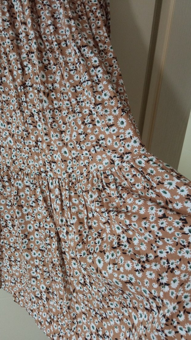 Bohem Çiçekli Uzun Etek - Görsel 2