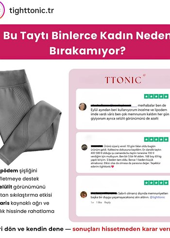 3'lü etki Taytı Lipödem, Selülit, Varis - Görsel 6