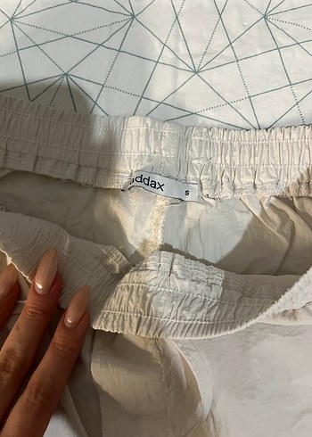 Addax Bej Paraşüt Kumaş Rahat Kesim Kadın Pantolon