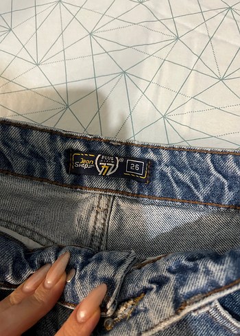 s Beden gri Renk Kadın Mom Jean